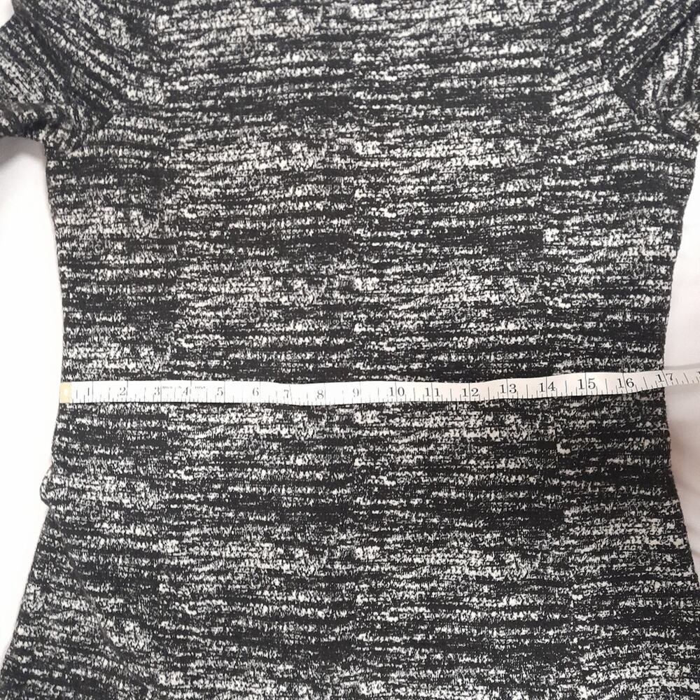 Banana Republic Black White Stretch Dress Women 12 Classic Corpcore Business - Picture 5 of 7